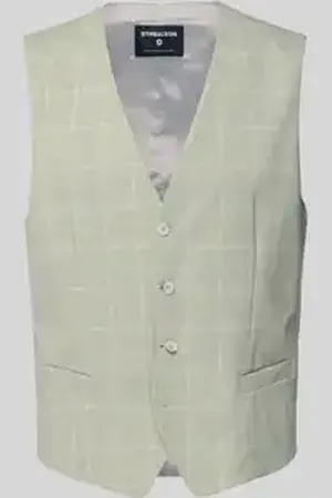 Strellson Slim fit gilet met knoopsluiting