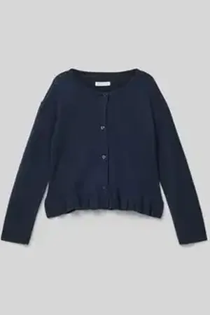 TOM TAILOR Regular fit gebreid jack met volants