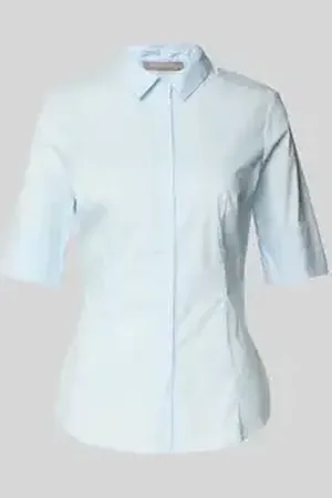 Christian Berg Overhemdblouse met blinde knoopsluiting