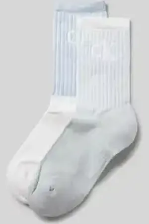Calvin Klein Sokken met elastische ribboordjes in een set van 2 paar