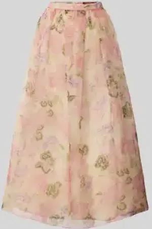 Max Mara Maxirok met stolpplooien, model 