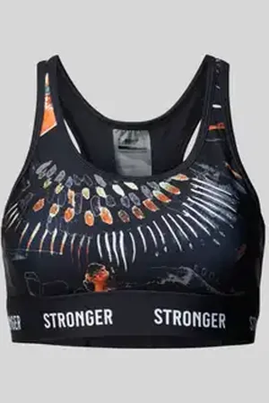 Stronger Beha met elastische band met logo, model 