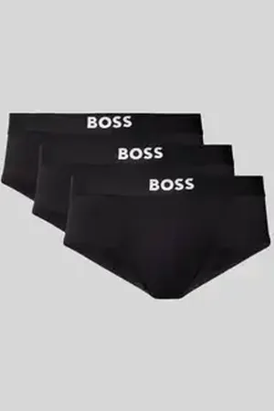 HUGO BOSS Slip met elastische band met logo in een set van 3 stuks, model 