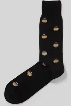 Paul Smith Sokken met elastische geribde boorden, model 