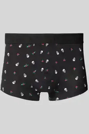 Hom Boxershort met elastische band met label, model 