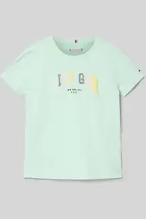 Tommy Hilfiger T-shirt met labelstitching, model 