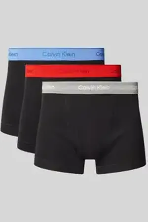 Calvin Klein Boxershort met elastische band met logo in een set van 3 stuks