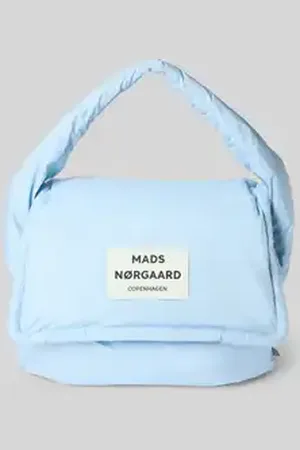 Mads Norgaard Handtas met labelpatch en hengsel