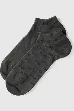 HUGO BOSS Sneakersokken met stretch in een set van 2 paar