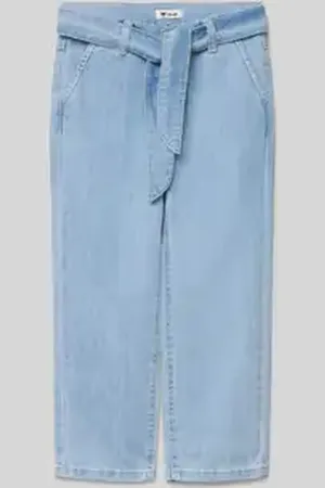 Steiff Baggy fit jeans met strikceintuur