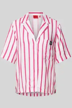 HUGO BOSS Pyjamabovendeel met borstzak, model 
