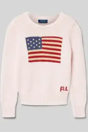 Ralph Lauren Gebreide pullover met motiefstitching