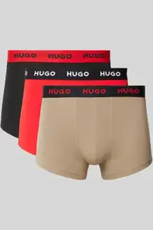 HUGO BOSS Boxershort met elastische band in een set van 3 stuks