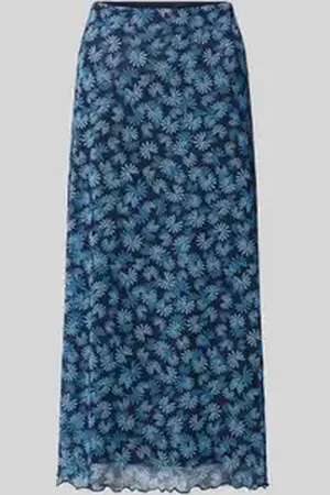 TOM TAILOR Afkledende mesh midirok met ondoorzichtige onderrok