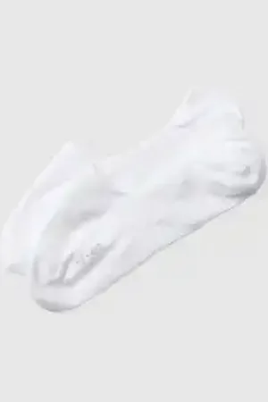 HUGO BOSS Kousenvoetjes met labeldetail in een set van 2 paar, model 