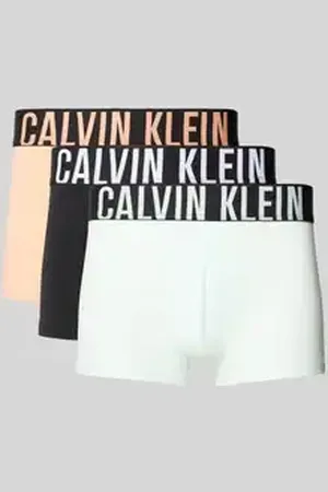 Calvin Klein Boxershort met elastische band met logo in een set van 3 stuks