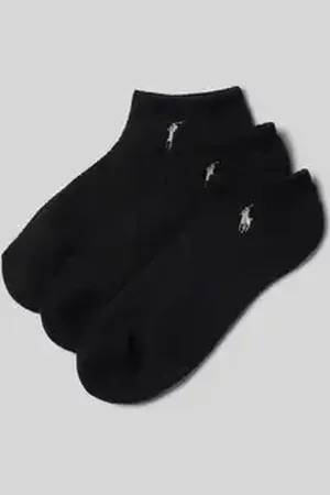 Ralph Lauren Sneakersokken met labeldetail in een set van 3 paar