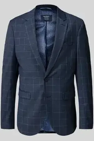 McNeal Slim fit geruit colbert met twee knopen