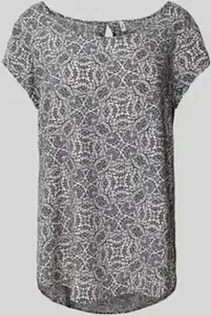 ONLY Regular fit T-shirt met druppelvormig rugdecolleté, model 