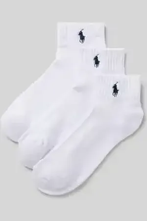 Ralph Lauren Sokken met labelstitching in een set van 3 paar