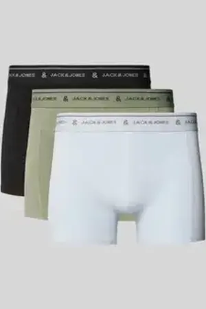 JACK & JONES Boxershort met elastische band met label in een set van 3 stuks, model 