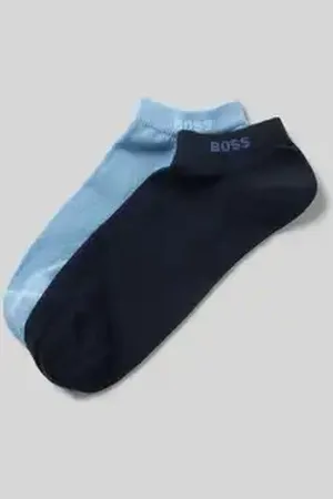 HUGO BOSS Sokken met labeldetail in een set van 2 paar