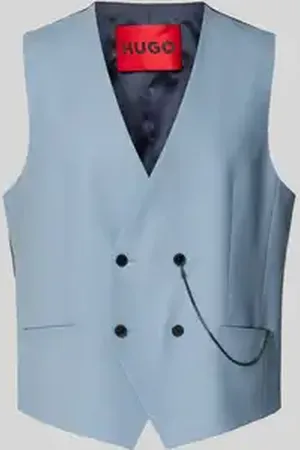 HUGO BOSS Gilet met knoopsluiting, model 