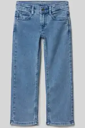 QS by s.Oliver Straight fit jeans van katoenmix
