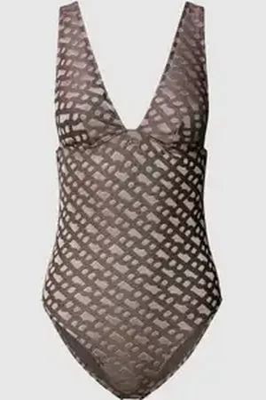HUGO BOSS Badpak met all-over motief, model 