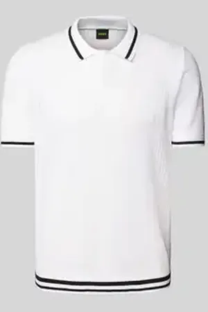 HUGO BOSS Poloshirt met ribboorden