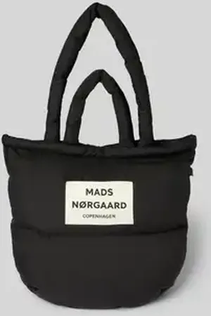Mads Norgaard Shopper met labelpatch en labeldetail