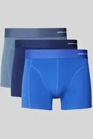 JACK & JONES Boxershort met elastische band met label in een set van 3 stuks, model 