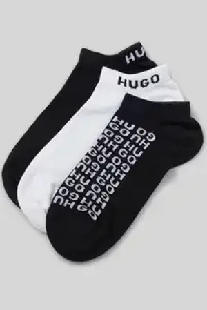 HUGO BOSS Sokken met labeldetail in een set van 3 paar