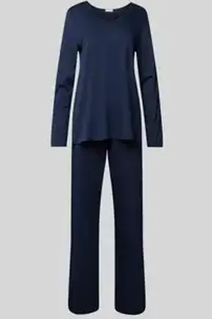 Hanro Pyjama met V-hals