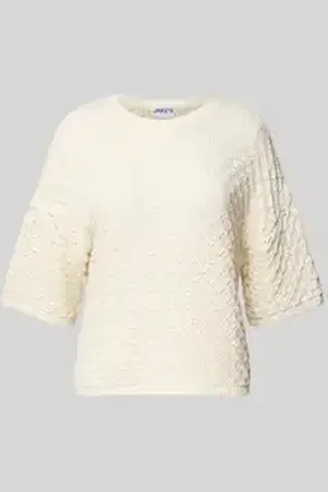 Jake*s Gebreide pullover met 3/4-mouwen