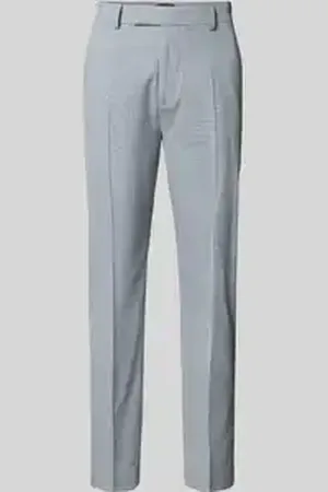 Cinque Stoffen broek met steekzakken en persplooien