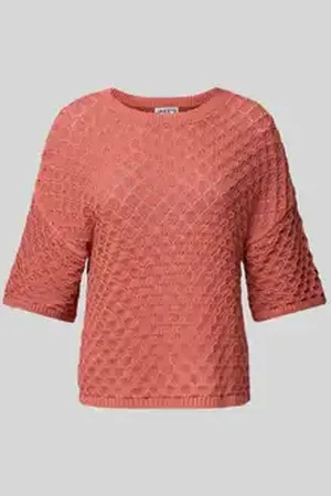 Jake*s Gebreide pullover met 3/4-mouwen