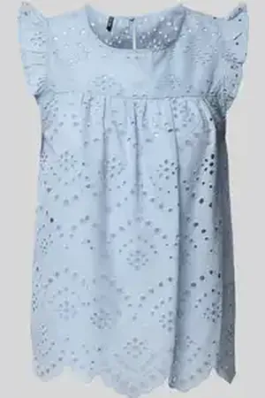 Pieces® Loose fit blousetop van puur katoen, model 