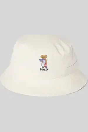 Ralph Lauren Vissershoedje met motiefstitching, model 