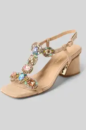 Alma en Pena Sandalette met siersteentjes