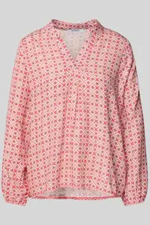 Zabaione Relaxed fit blouse met tuniekkraag, model 