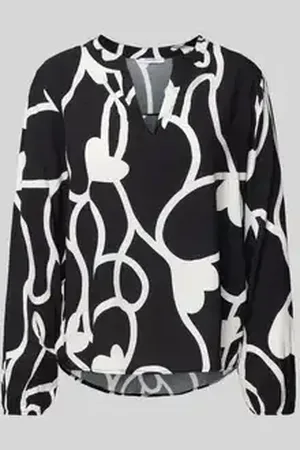 Zabaione Regular fit blouse met tuniekkraag, model 