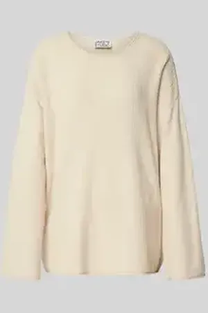 Jake*s Oversized gebreide pullover met structuurmotief