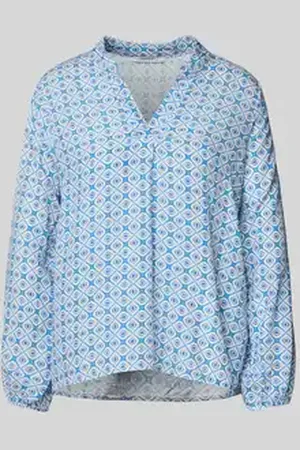 Zabaione Relaxed fit blouse met tuniekkraag, model 