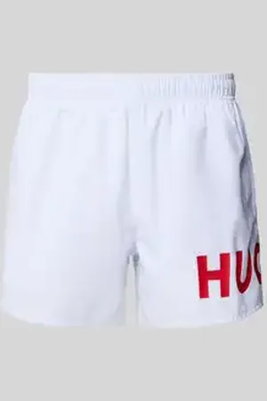 HUGO BOSS Zwembroek met labelprint, model 