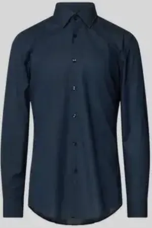 HUGO BOSS Slim fit zakelijk overhemd met kentkraag, model 