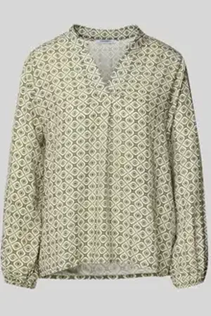 Zabaione Relaxed fit blouse met tuniekkraag, model 