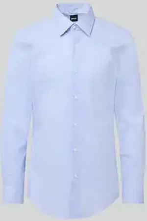HUGO BOSS Slim fit zakelijk overhemd met kentkraag, model 