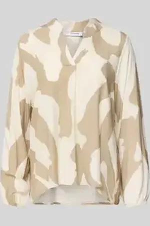 Zabaione Relaxed fit blouse met tuniekkraag, model 