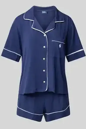 Ralph Lauren Pyjama met logostitchings, model 